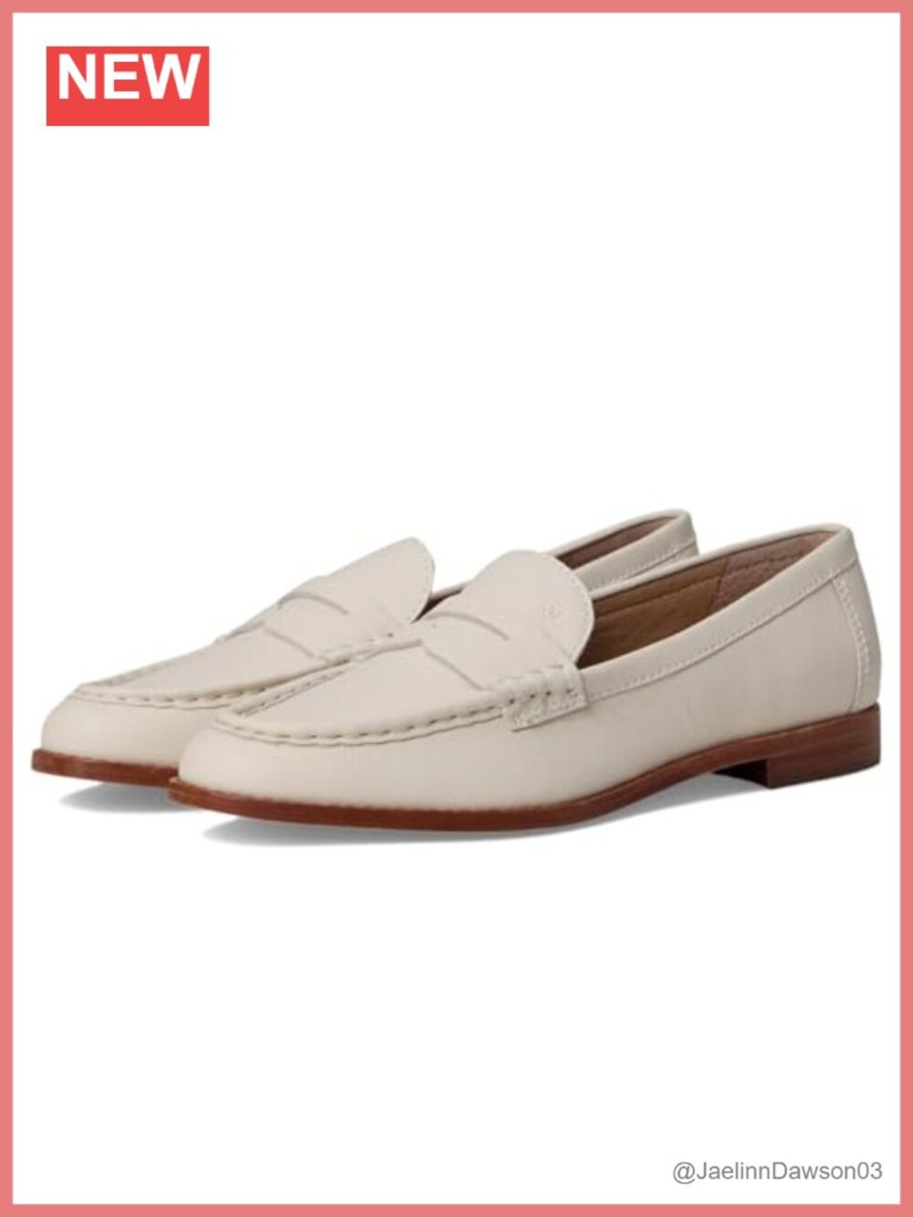 Wynnie Nappa Leather Loafers Slip-On Low Heel Almond Toe